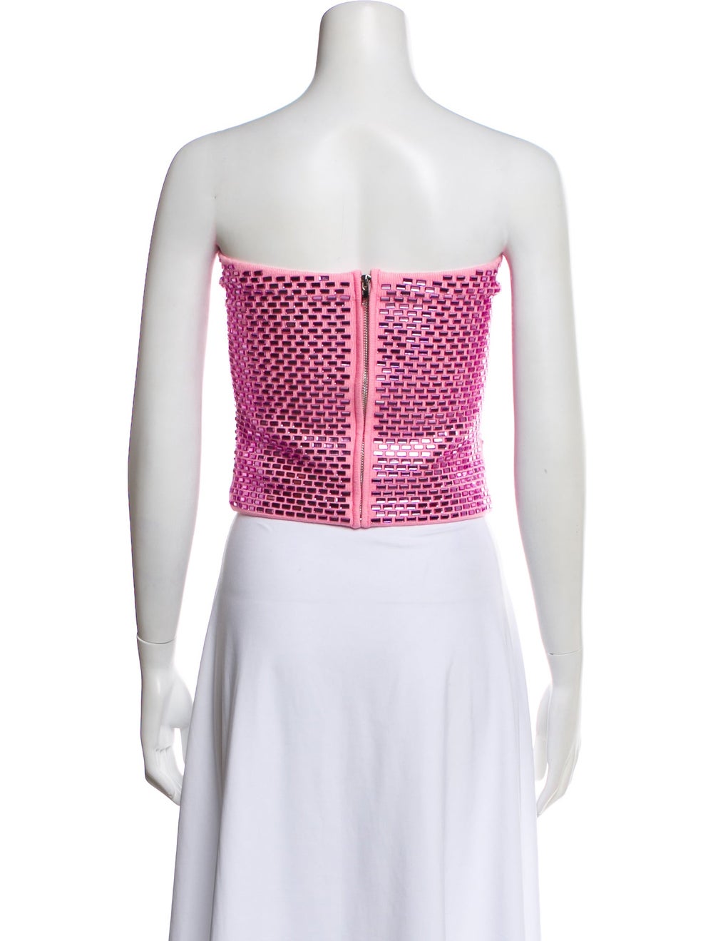 Retrofête Patterned Strapless Top - image 3