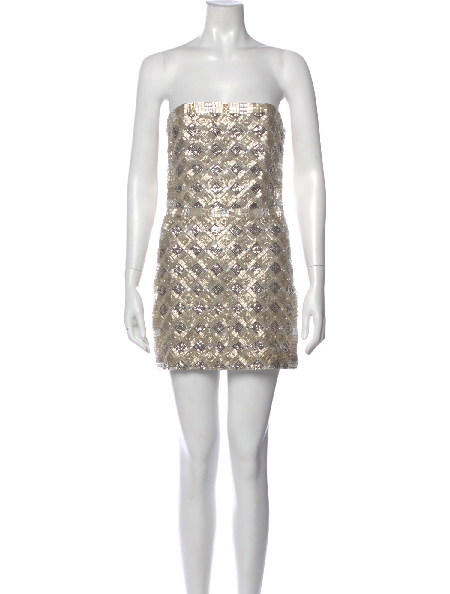 Retrofête Strapless Mini Dress