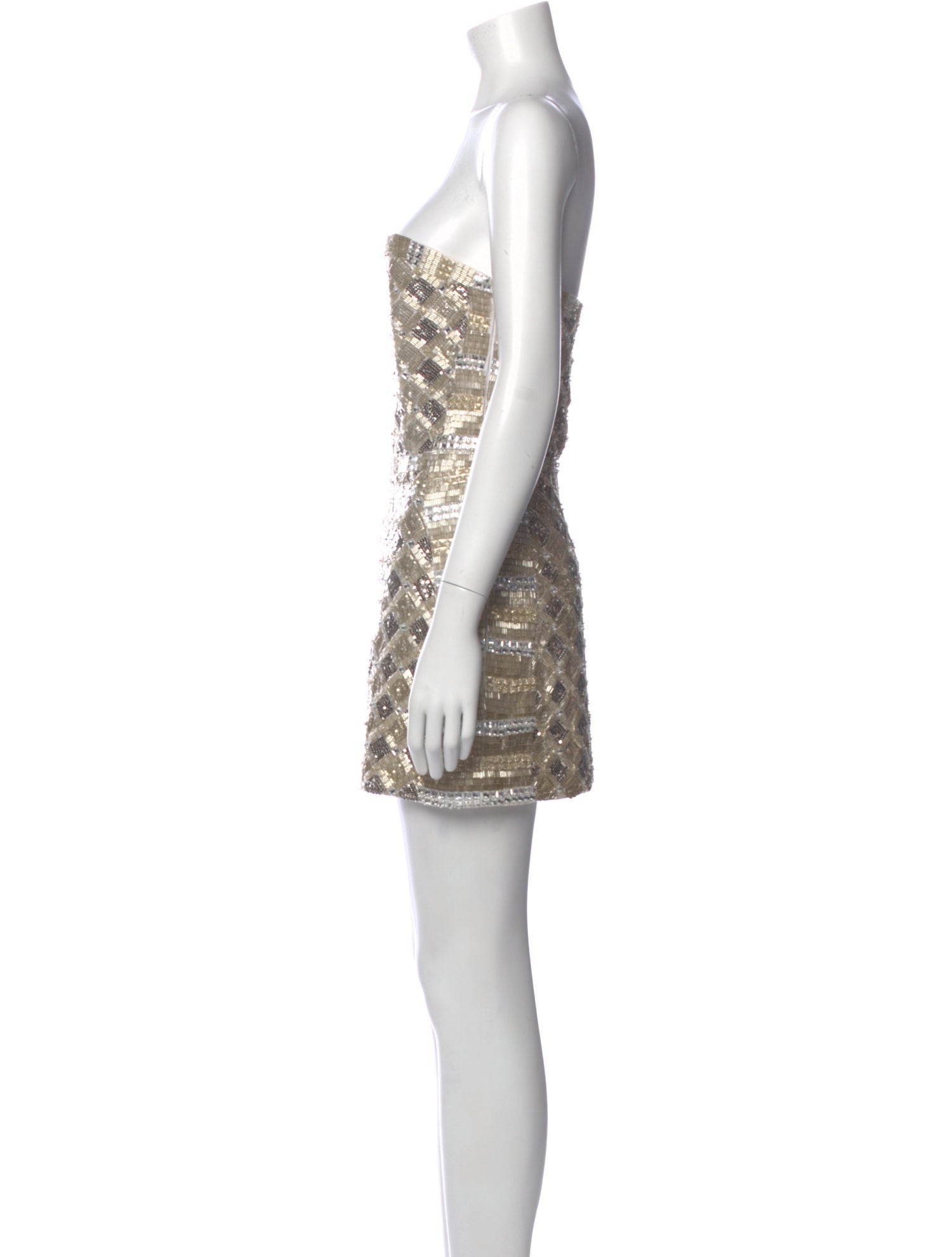 Retrofête Strapless Mini Dress