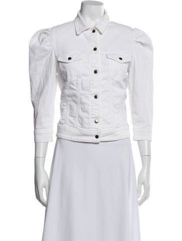 Pre-owned Retroféte Denim Jacket In White