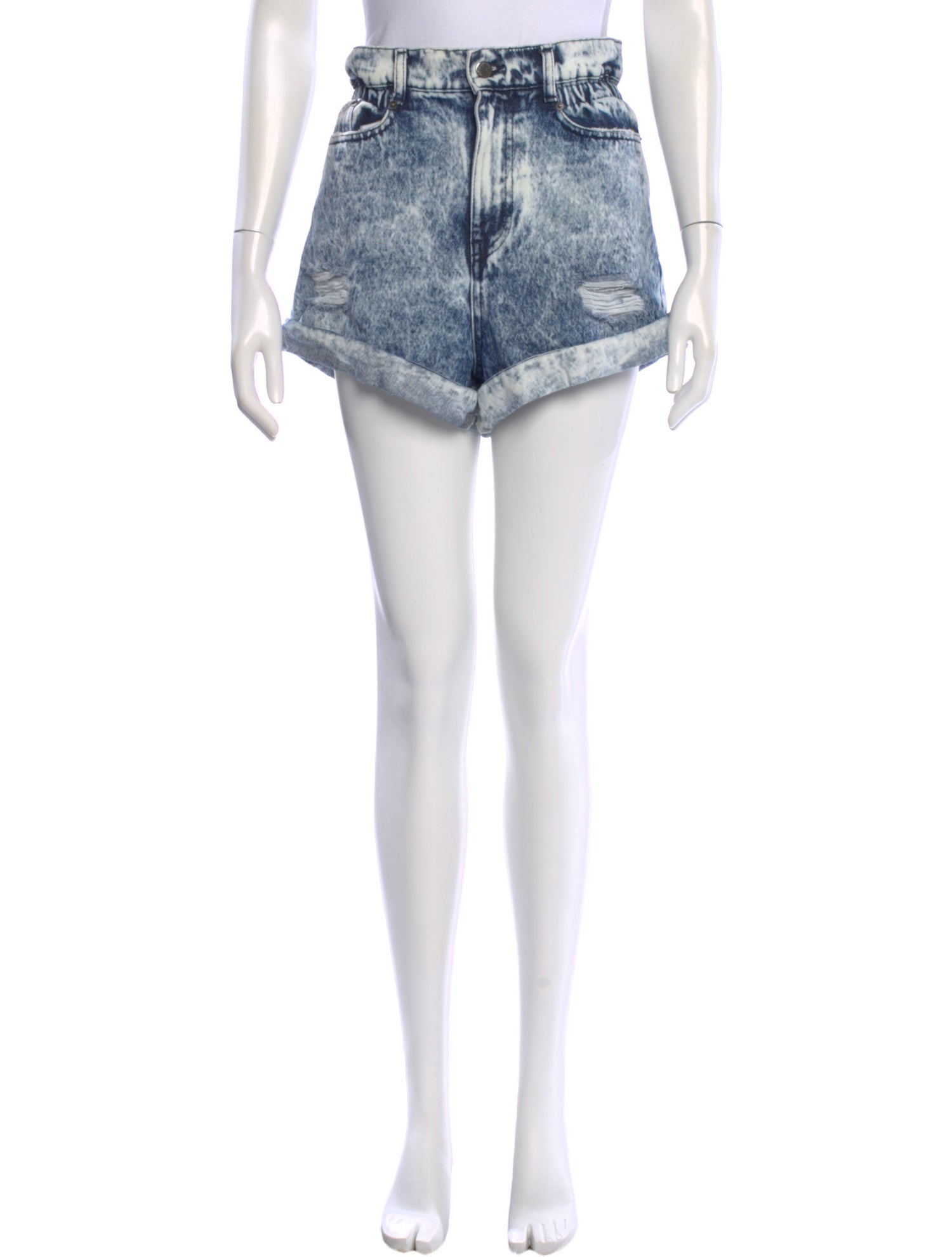 Retrofête Printed Mini Shorts