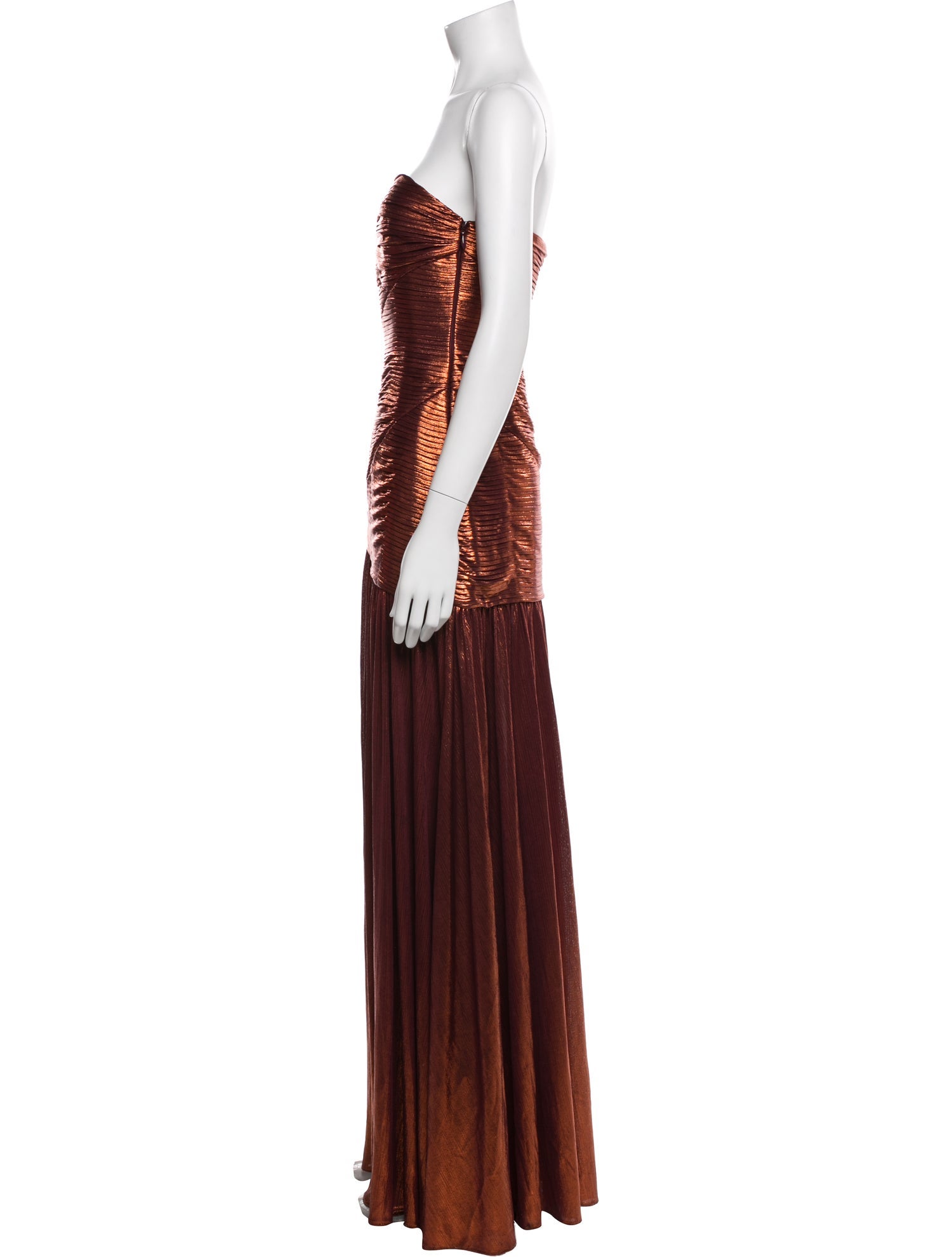 Retrofête Strapless Long Dress