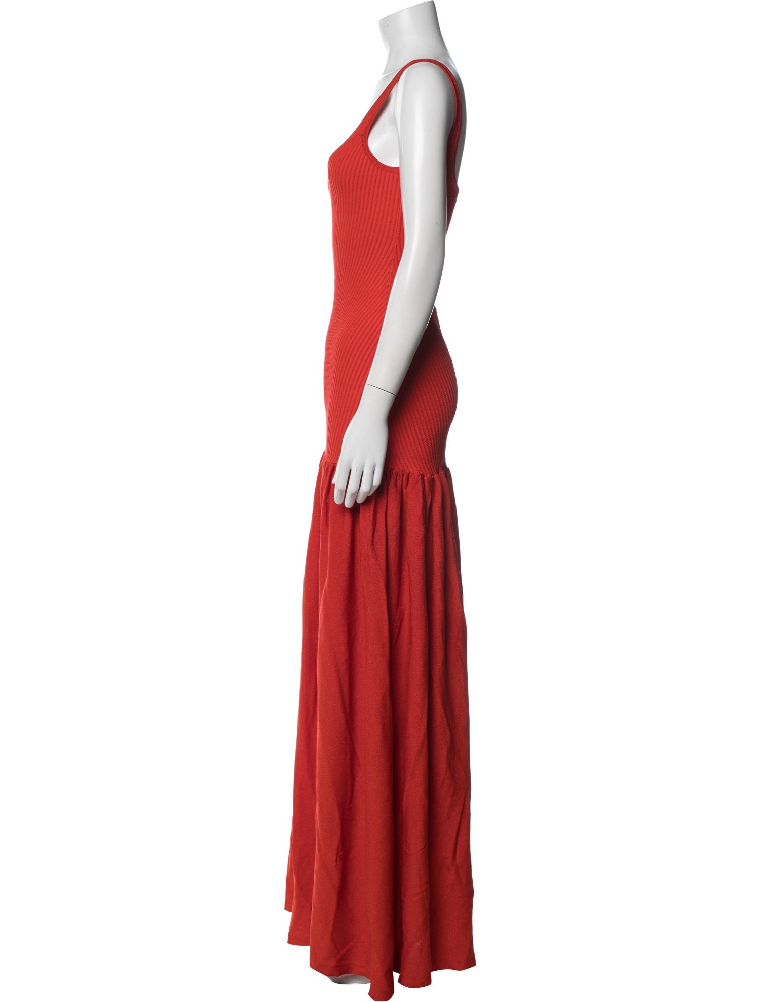 Retrofête Square Neckline Long Dress