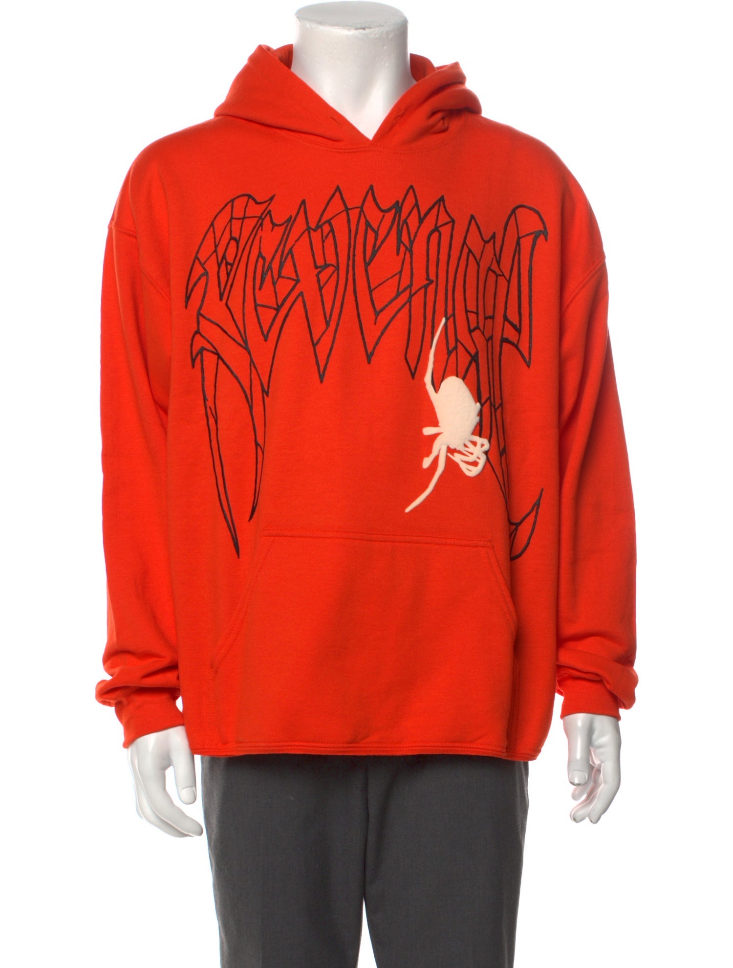 Revenge King Von Spider Graphic Print Sweatshirt - Orange Sweatshirts \u0026  Hoodies, Clothing - WREVG20183 | The RealReal