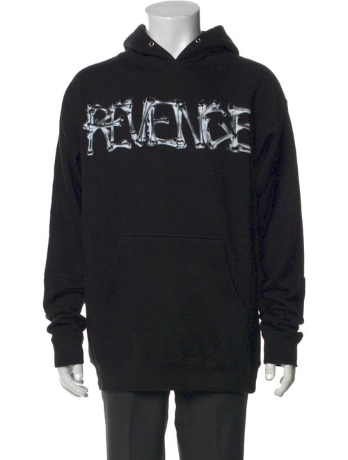 Revenge Graphic Print Crew Neck Hoodie