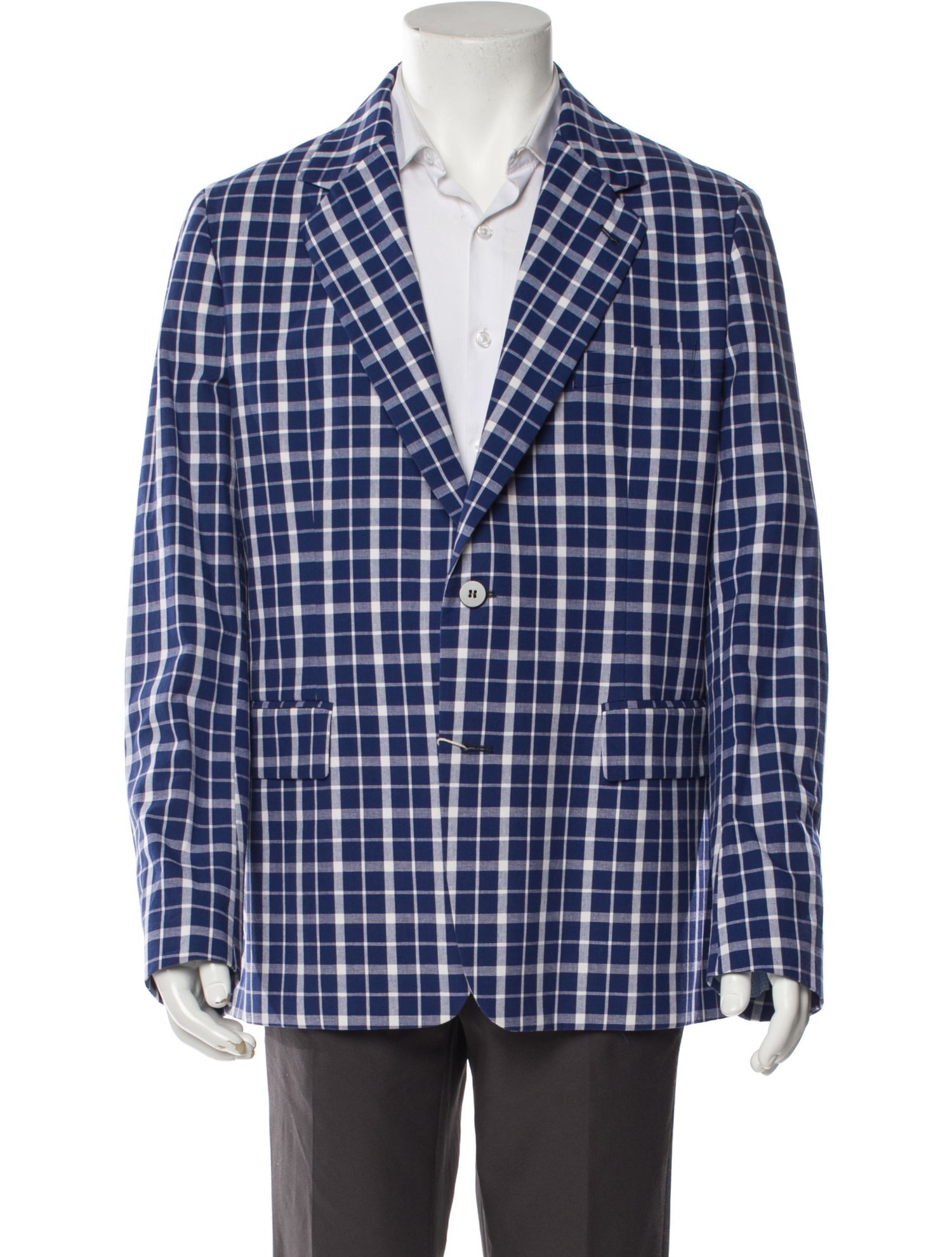 Reveres 1949 Plaid Print Blazer w/ Tags