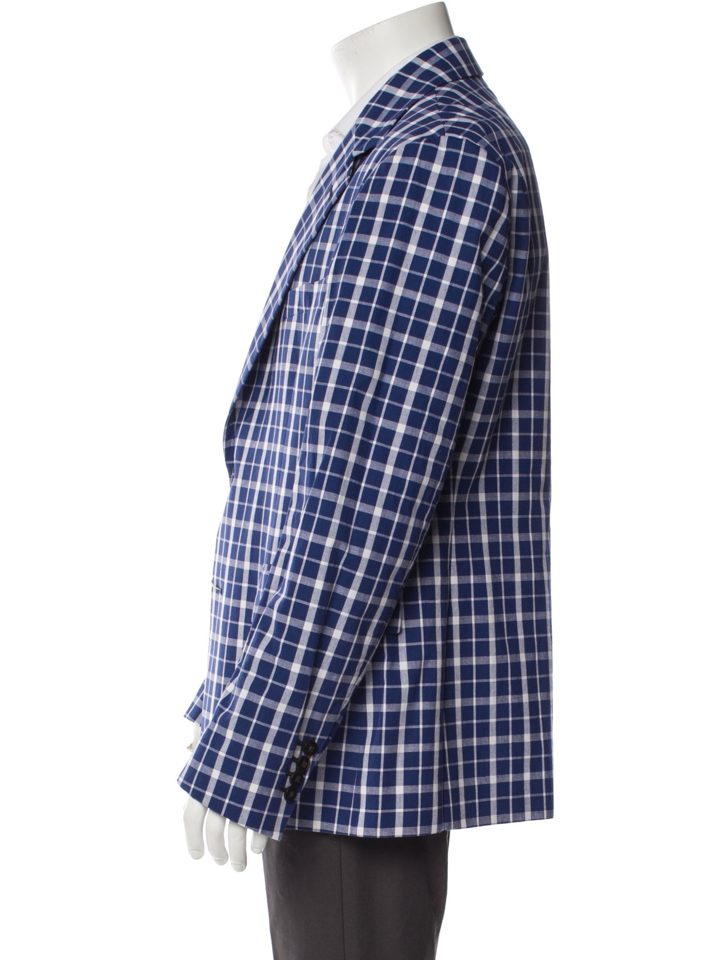 Reveres 1949 Plaid Print Blazer w/ Tags