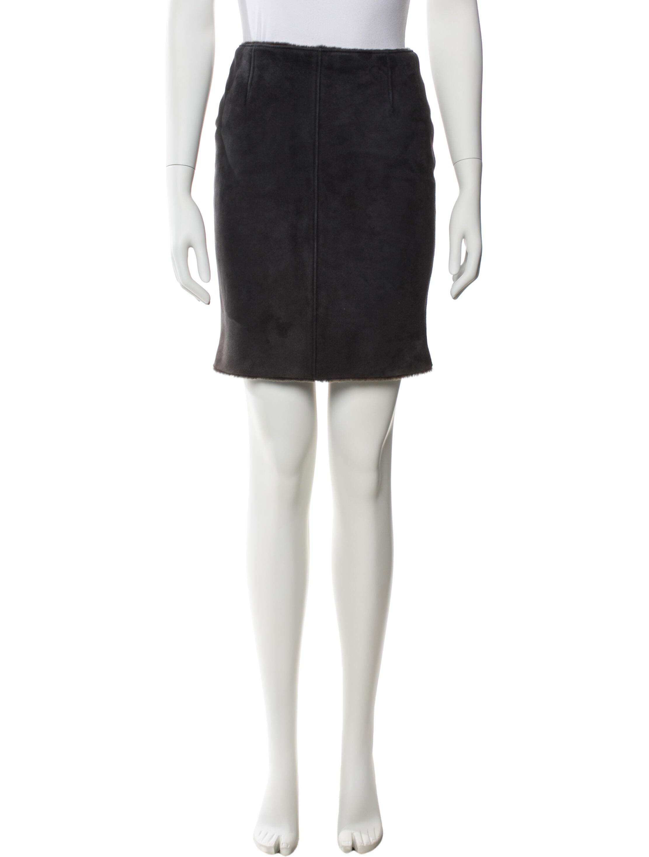 Ruffo Leather Mini Skirt