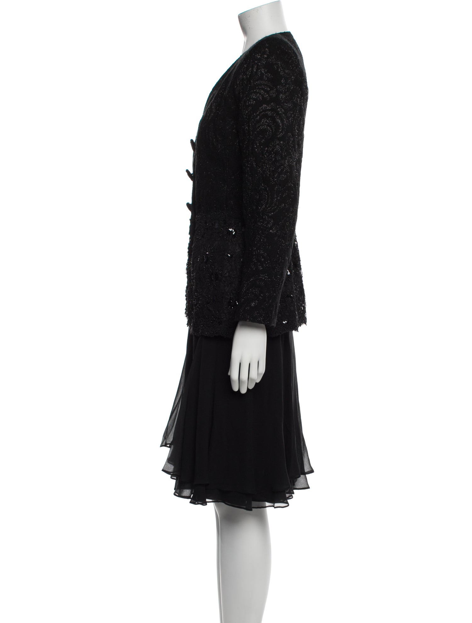 Rickie Freeman Wool Skirt Set