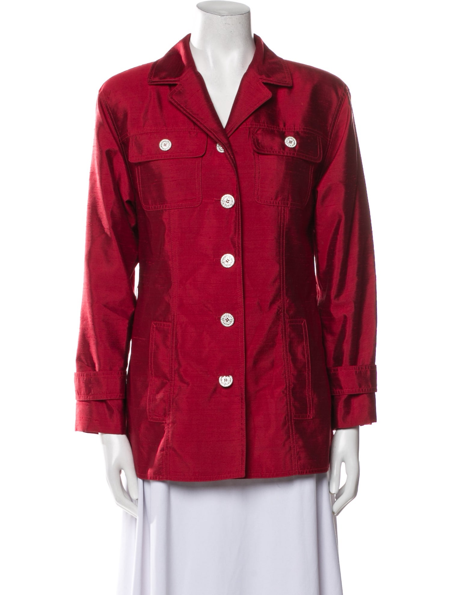 Rickie Freeman Silk Blazer