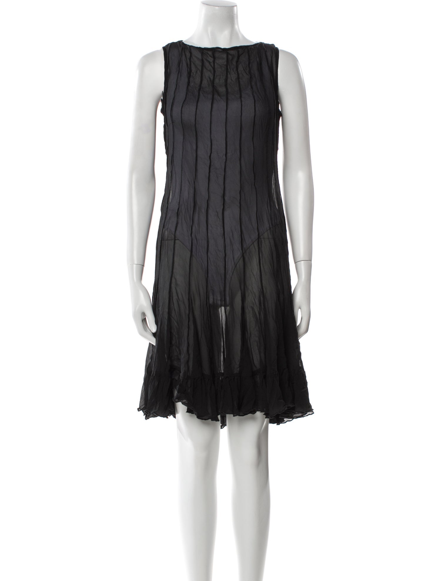 Rickie Freeman Bateau Neckline Knee-Length Dress