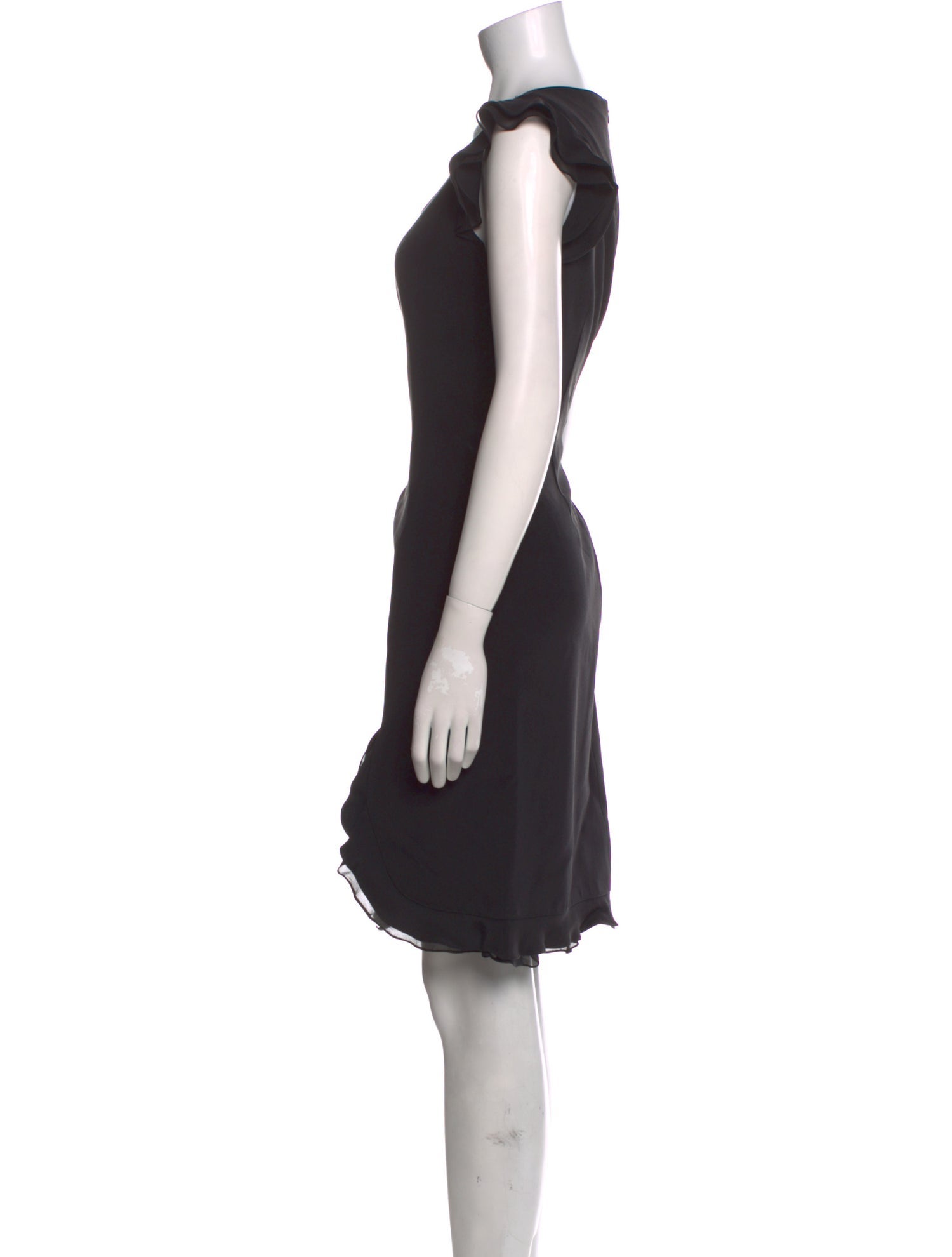 Rickie Freeman Silk Knee-Length Dress