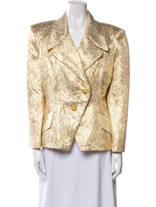 Rickie Freeman Silk Printed Blazer