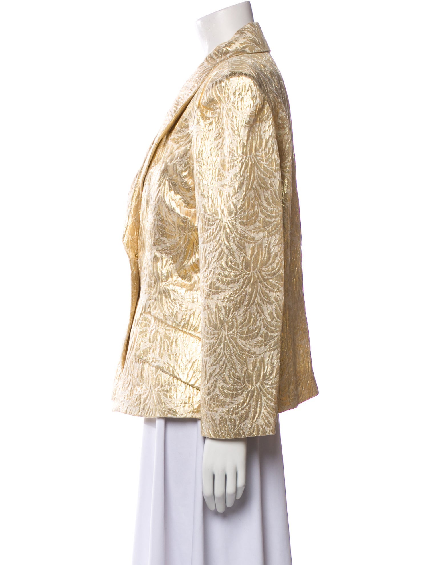 Rickie Freeman Silk Printed Blazer