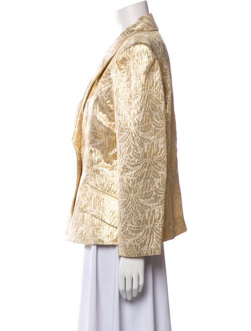 Rickie Freeman Silk Printed Blazer