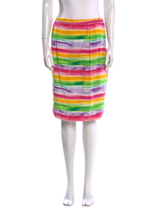 Rickie Freeman Silk Knee-Length Skirt