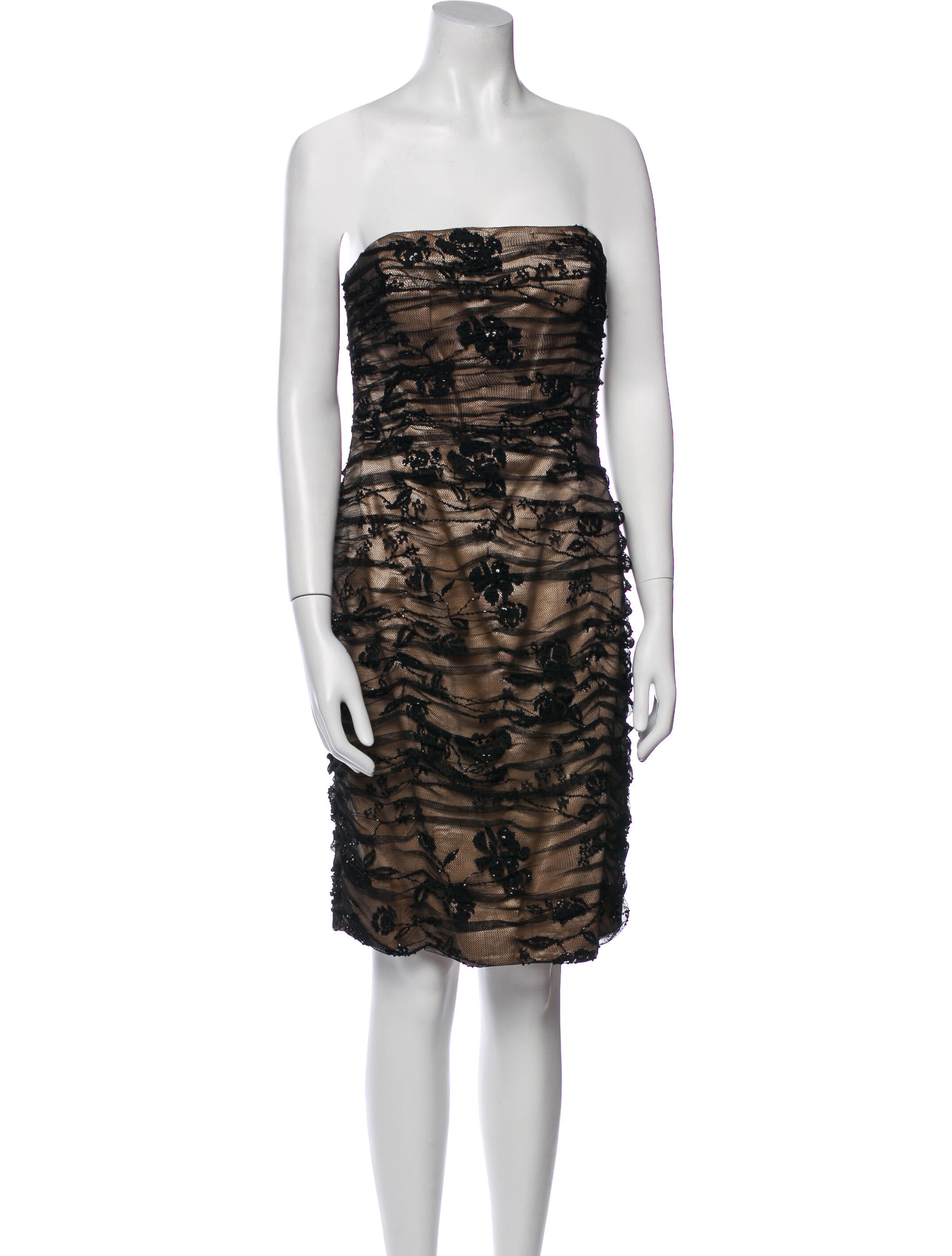 Rickie Freeman Silk Mini Dress