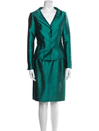 Rickie Freeman Silk Skirt Suit