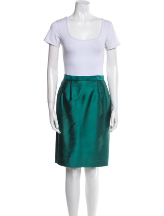 Rickie Freeman Silk Skirt Suit