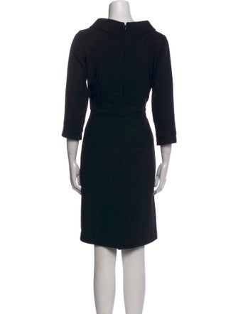 Rickie Freeman Wool Knee-Length Dress