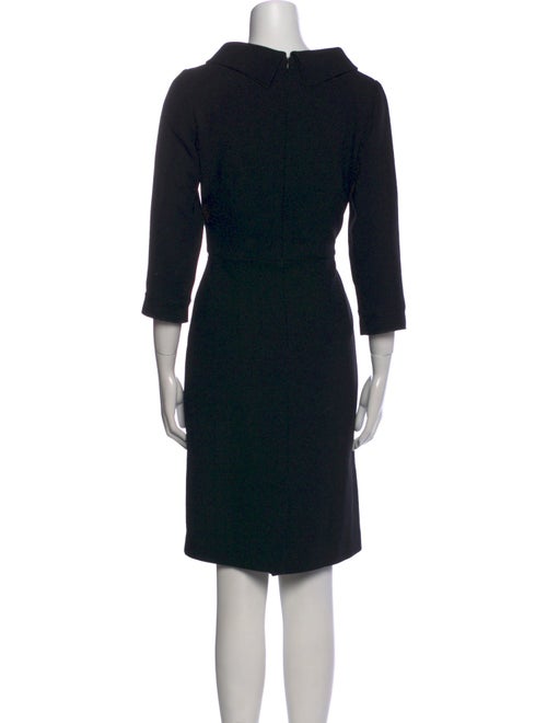 Rickie Freeman Wool Knee-Length Dress