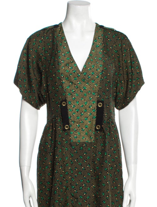 Reformation Printed Knee-Length Dress