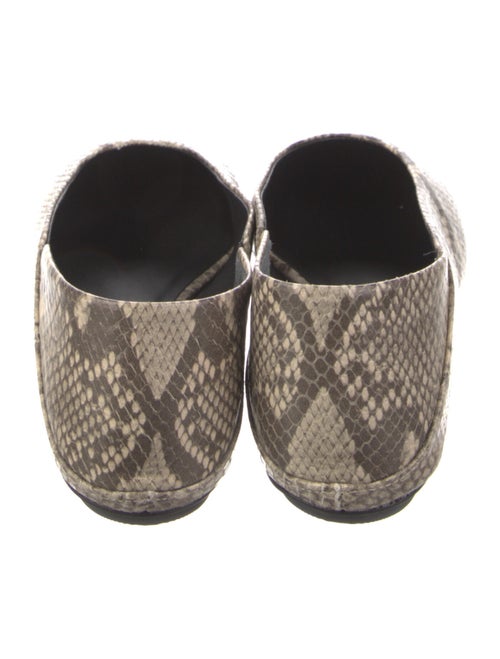 Reformation Leather Animal Print Ballet Flats