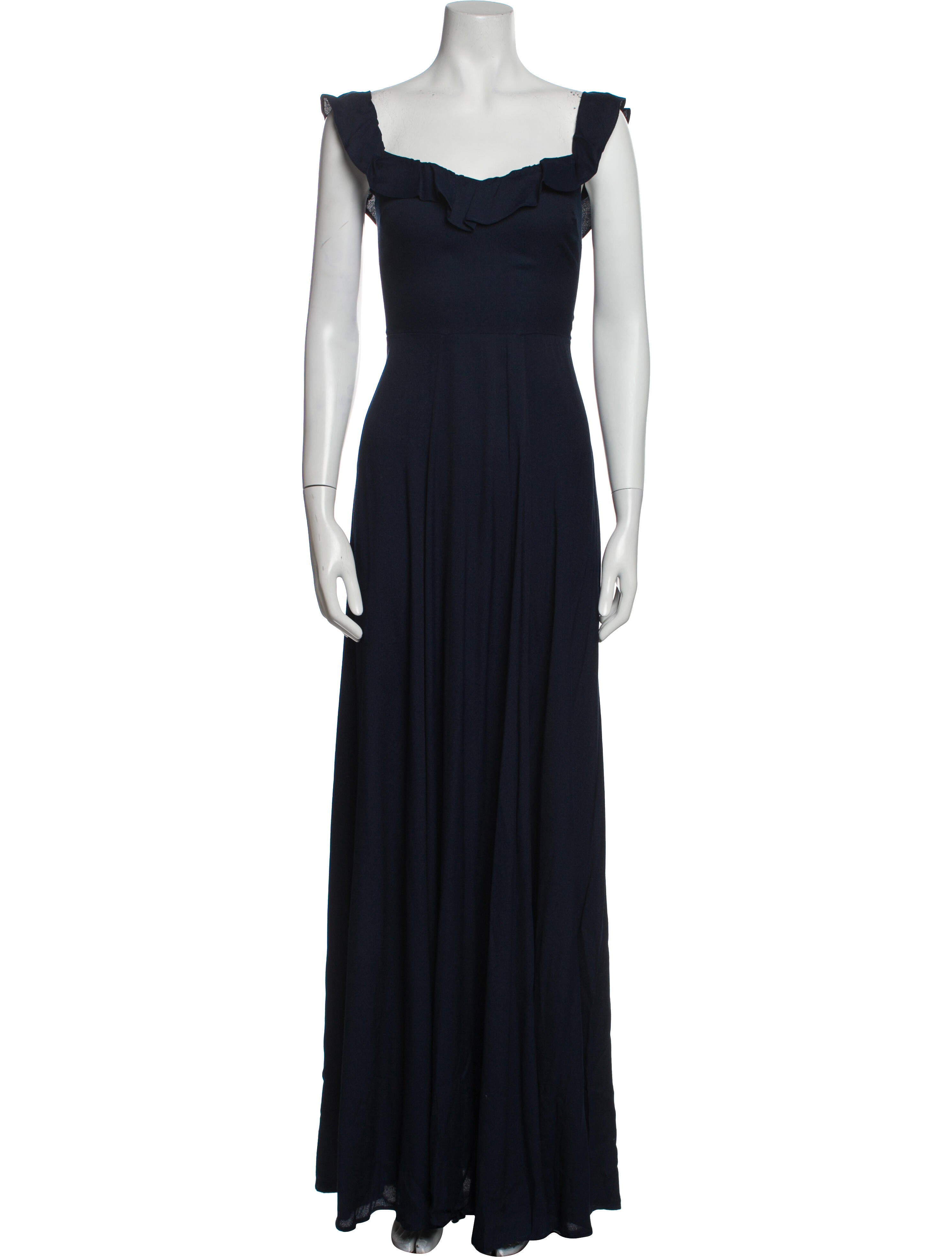 Reformation OffTheShoulder Long Dress w/ Tags Black Dresses