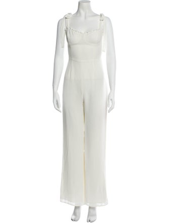 Reformation Square Neckline Jumpsuit