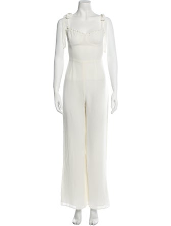 Reformation Square Neckline Jumpsuit