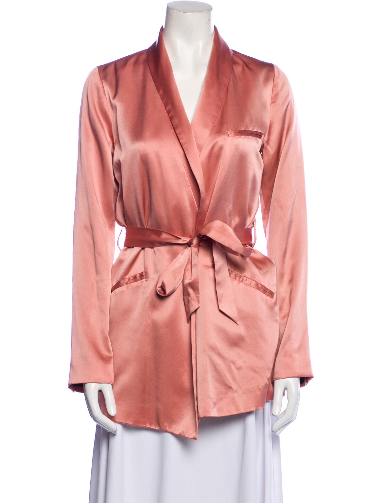 Reformation Silk Evening Jacket Pink Jackets, Clothing WRFMN154667