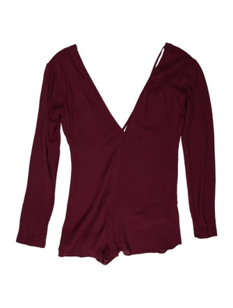 Reformation V-Neck Romper