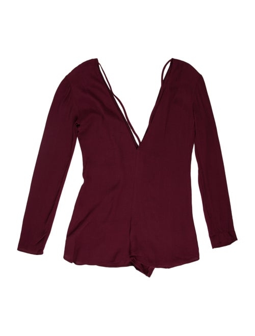 Reformation V-Neck Romper