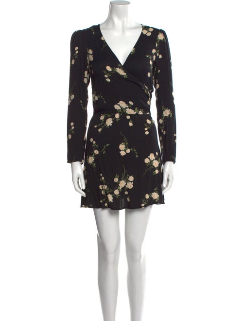 Reformation Floral Print Mini Dress