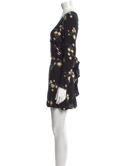 Reformation Floral Print Mini Dress