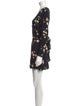 Reformation Floral Print Mini Dress
