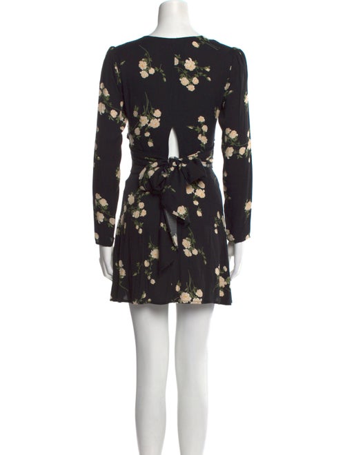 Reformation Floral Print Mini Dress