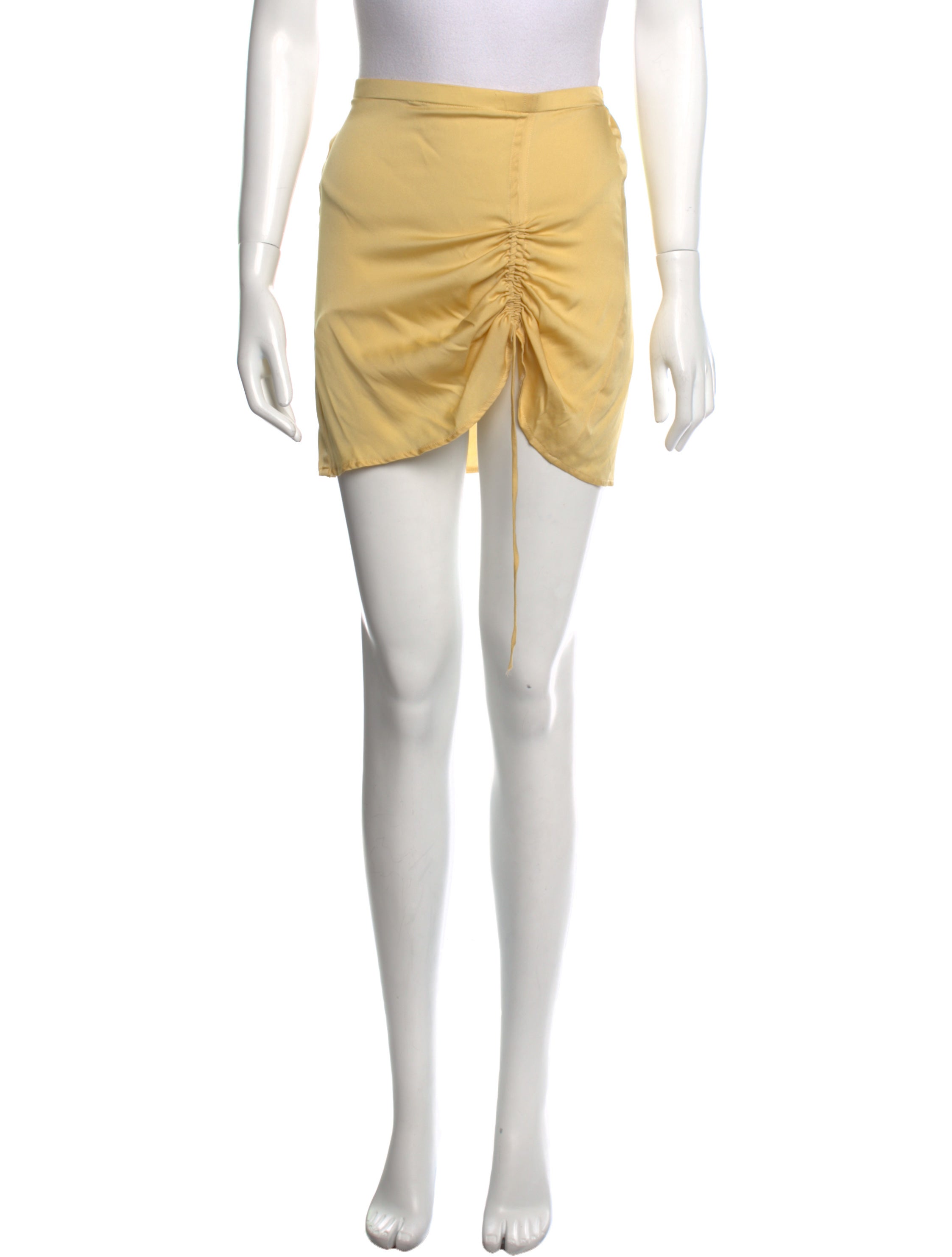 Reformation Ruffle Embellishment Mini Skirt