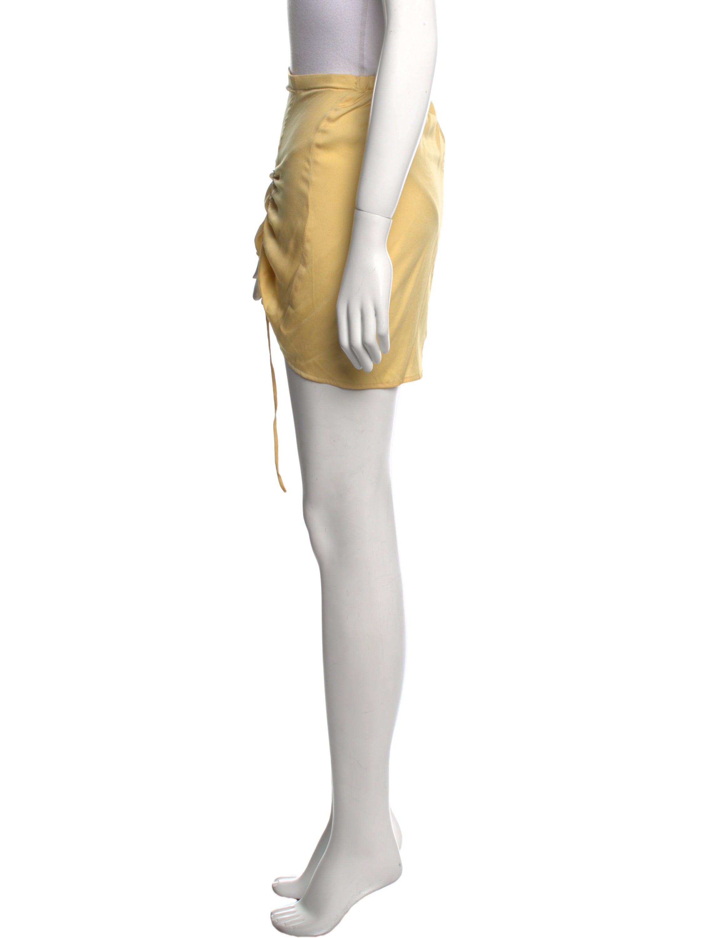 Reformation Ruffle Embellishment Mini Skirt