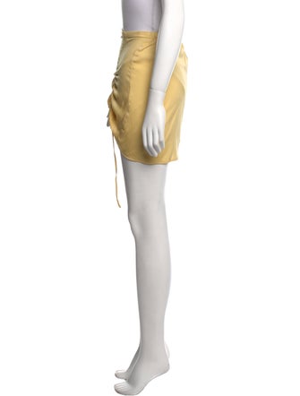 Reformation Ruffle Embellishment Mini Skirt