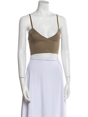 Reformation Tops V-Neck Sleeveless Crop Top S