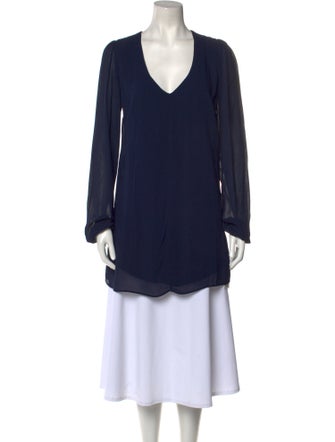 Reformation V-Neck Long Sleeve Tunic