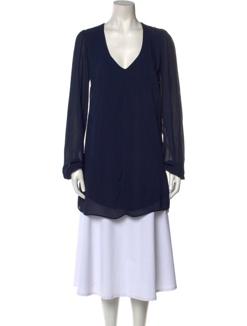 Reformation V-Neck Long Sleeve Tunic