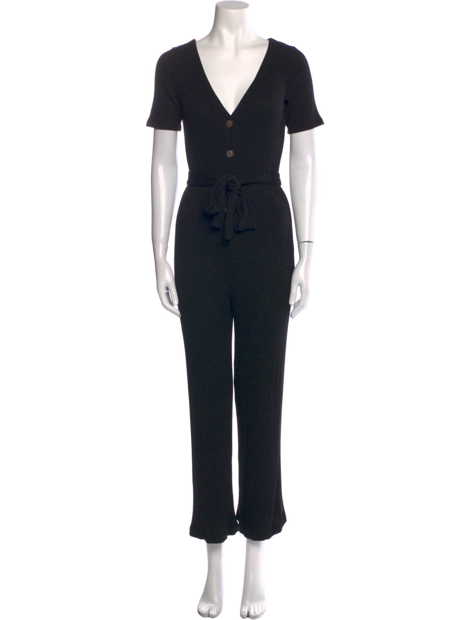 Reformation Plunge Neckline Jumpsuit
