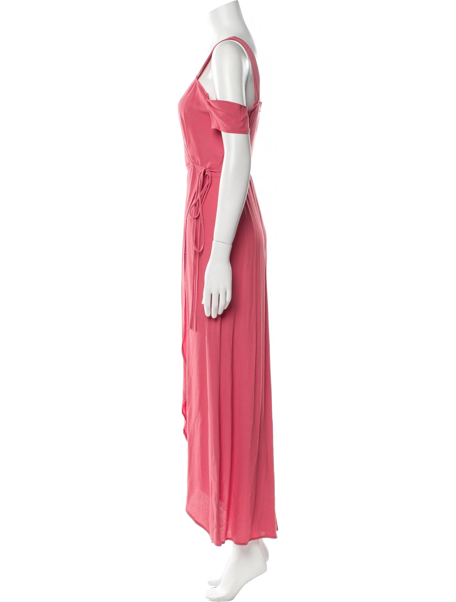 Reformation V-Neck Long Dress