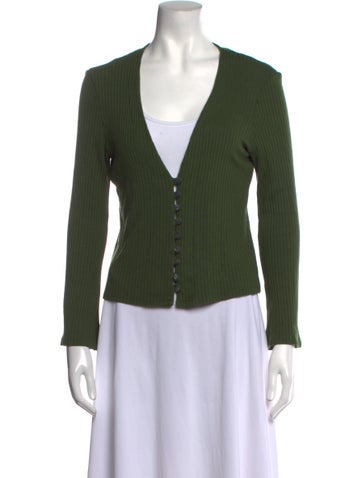 Reformation Knitwear Plunge Neckline Sweater XL