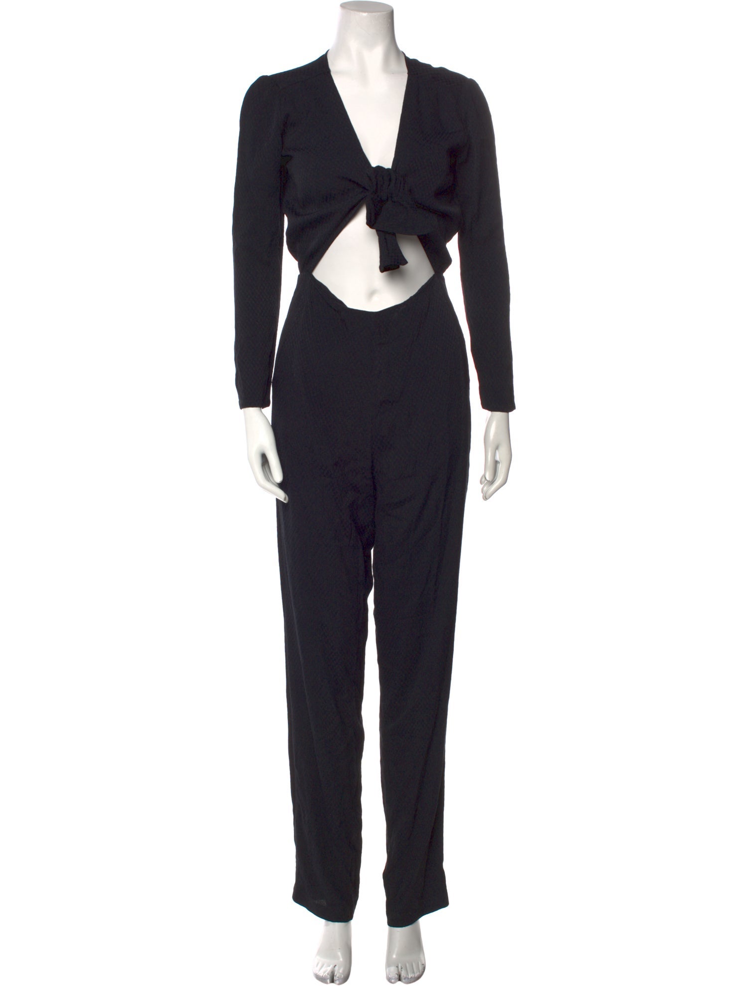 Reformation Plunge Neckline Jumpsuit