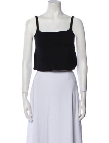 Reformation Tops Square Neckline Sleeveless Crop Top XS