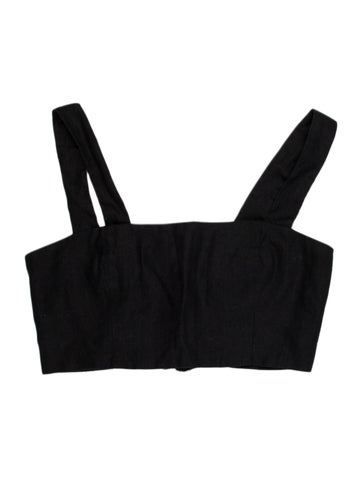 Reformation Tops Linen Strapless Crop Top US 6 | M