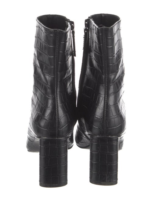 Reformation Leather Printed Boots